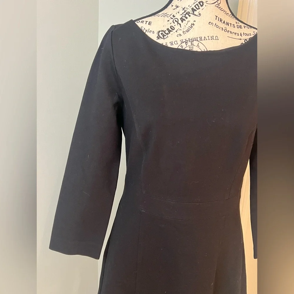 Classic Black JCrew Dress | Size 8 | Zipper | Well Made | Good Condition - Picture 7 of 11